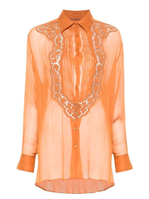 Camicia con pizzo ERMANNO SCERVINO | D442K758QEL71336